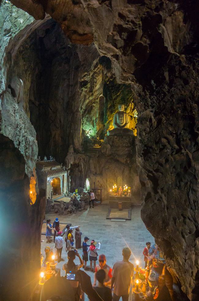 오행산(마블 마운틴) 후옌콩(Huyen Khong- 玄空) 동굴 내부