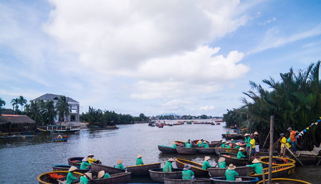 트남 다낭 여행 - 전통배 퉁버이(Thung Boi 바구니보트) 선착장-4955