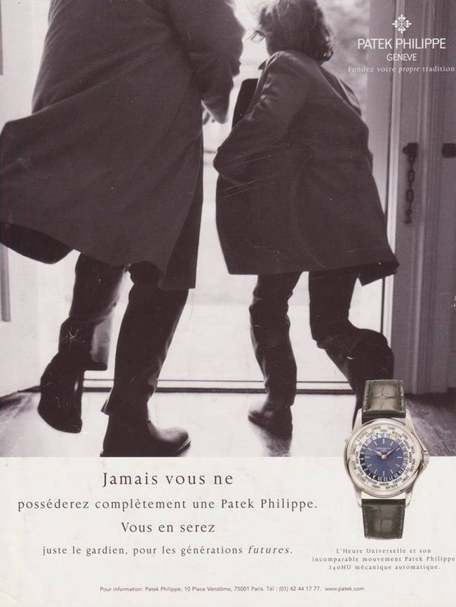 파텍 필립 Generation 아버지와 아들(Fathers and sons) 2003년 광고 041