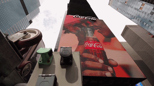 코카콜라 뉴욕 타임스퀘어 3D 광고 03