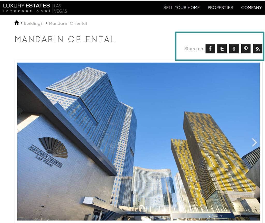 SNS 공유 버튼 위치- 페이지 맨 상단