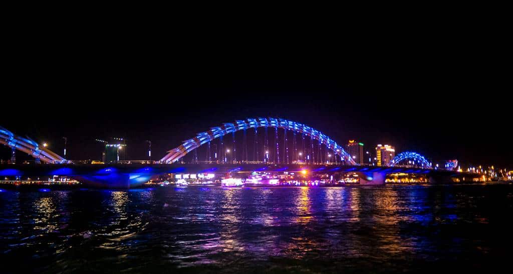 베트남 다낭 한강 용다리 야경 02