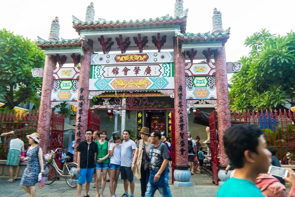 호이안 광둥 회관 입구