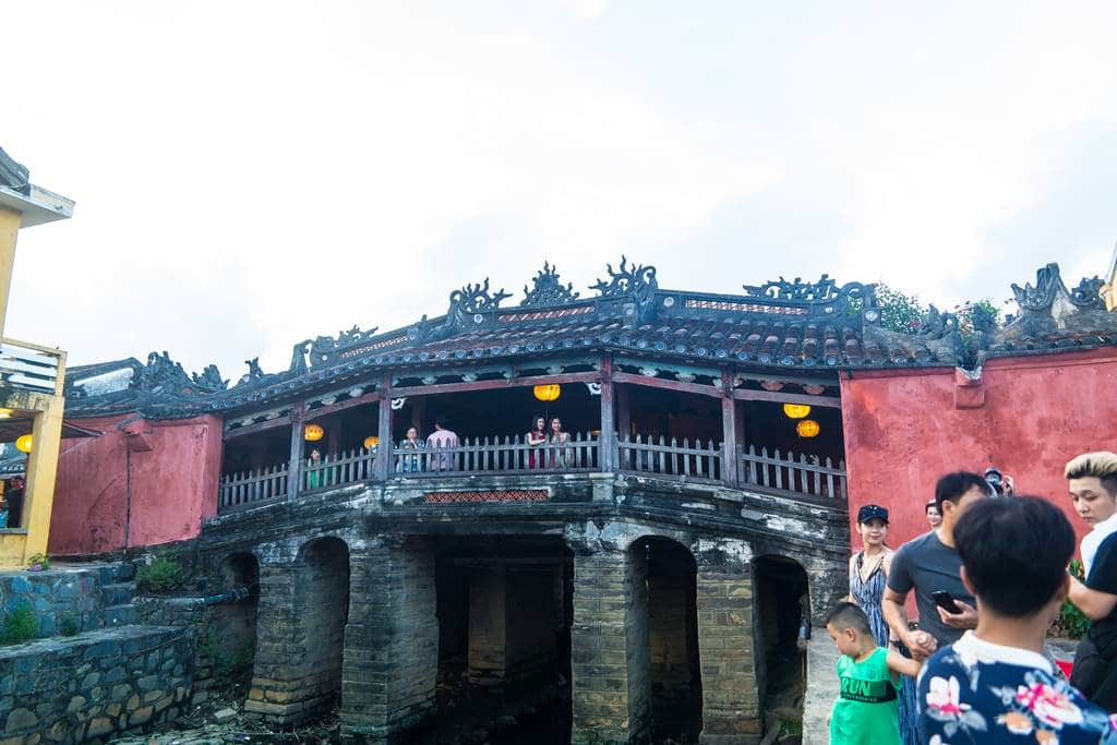 호이안 측면에서 바라본 내원교(Japanese Covered Bridge) 정면-5591