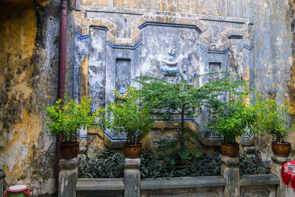 호이안 떤끼 고가(Tan Ky old house) 내부 벽면-5531