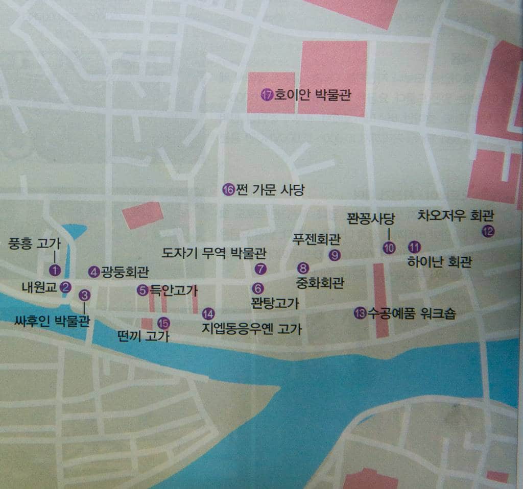 호이안 주요 관광지 위치도-7226