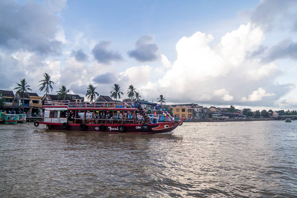 호이안 투몬강 풍경