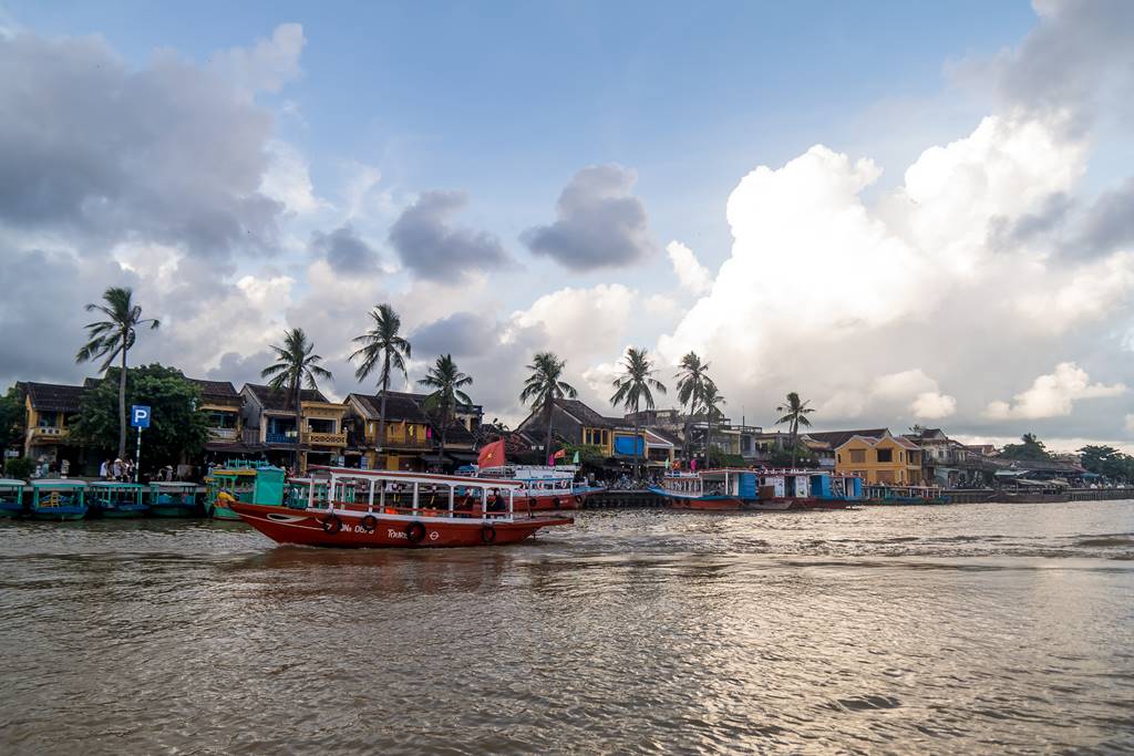 호이안 투몬강 풍경