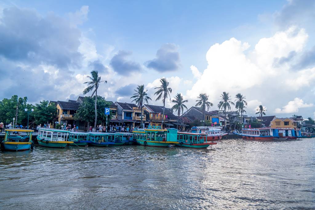 호이안 투몬강 풍경