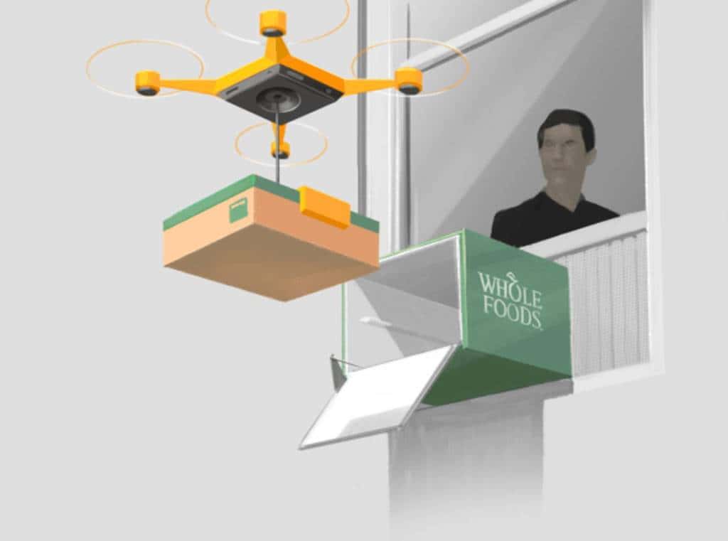 아마존과 홀푸드가 그리는 미래_드론 배달 Wild vision of what Amazon could do with Whole Foods.webp