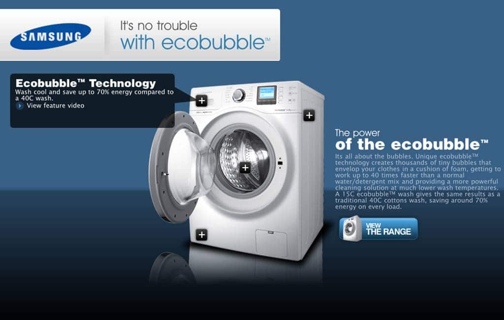 삼성 에코버블 세탁기 ecobubble