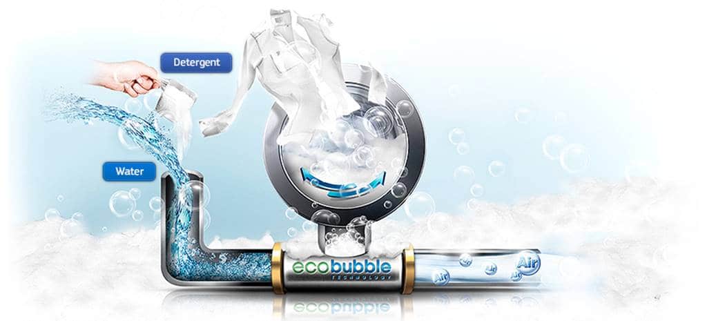 삼성세탁기 에코버블 기술 설명