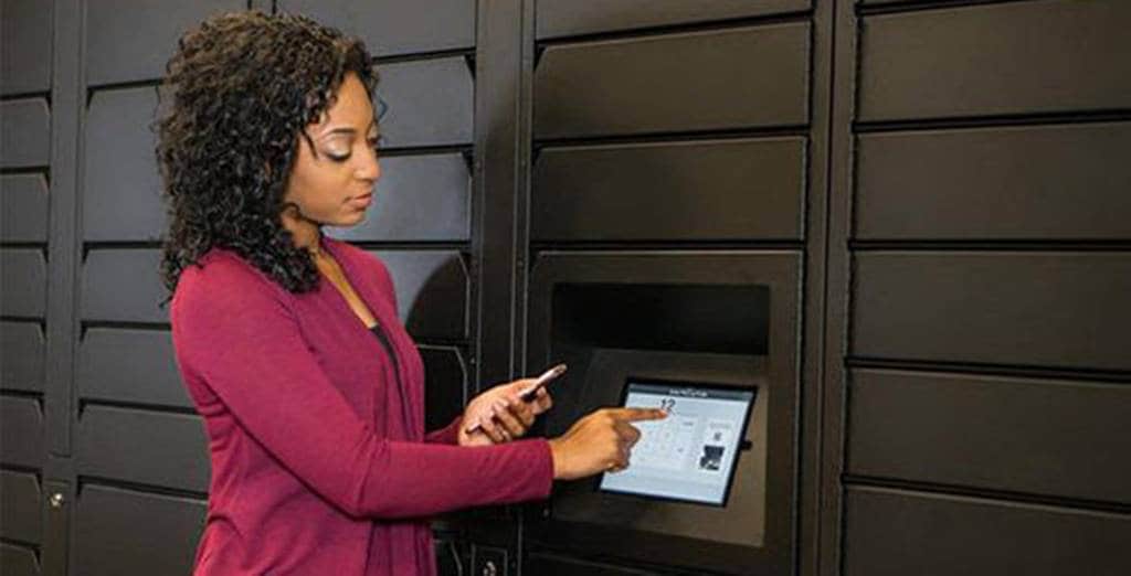 아마존 대인 컨셉 서비스 Luxer 패키지 픽업