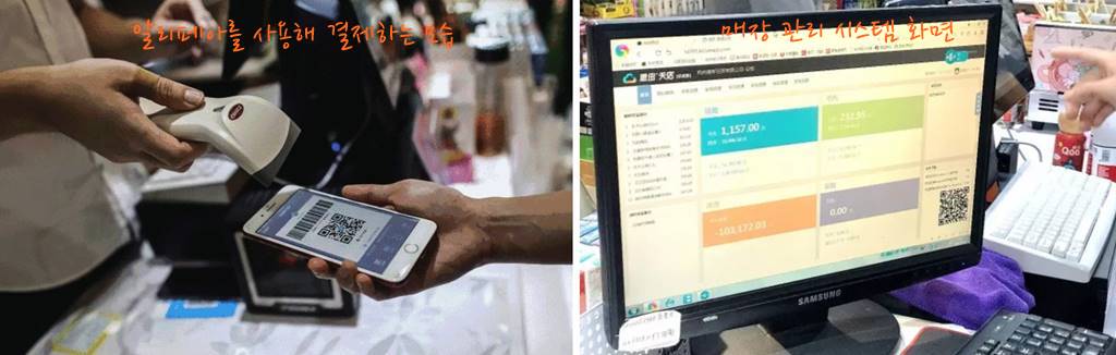 알이페이를 사용해서 결제하는 장면 WiFI Connected 제공-horz