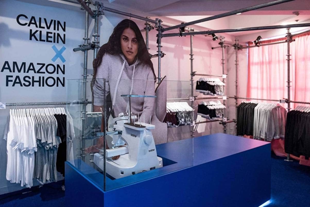 아마존과 캘빈클라인 LA 팝업 스토어 내부 Calvin Klein X Amazon Fashion POP UP shop 01