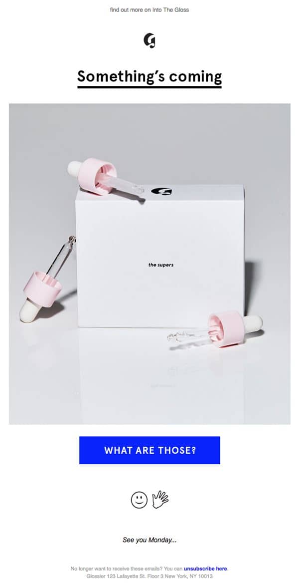글로시에 이메일 마케팅 사례 Glossier Email Marketing Case Study 02