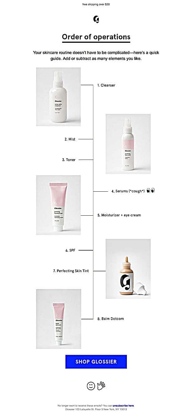 글로시에 이메일 마케팅 사례 Glossier Email Marketing Case Study