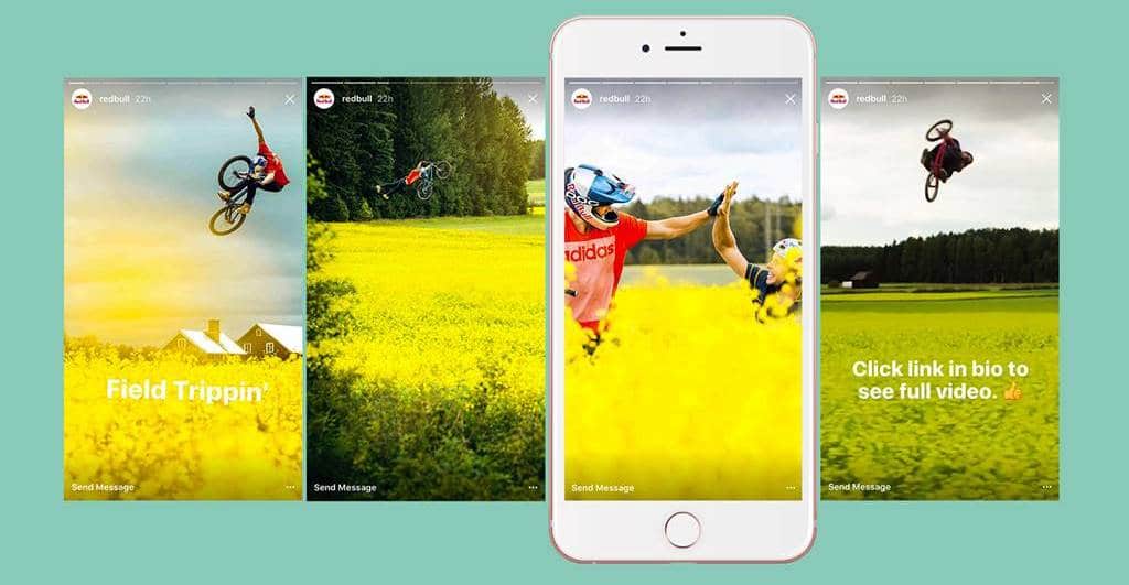 레븓불 인스타그램 스토리 redbull-instagram-story
