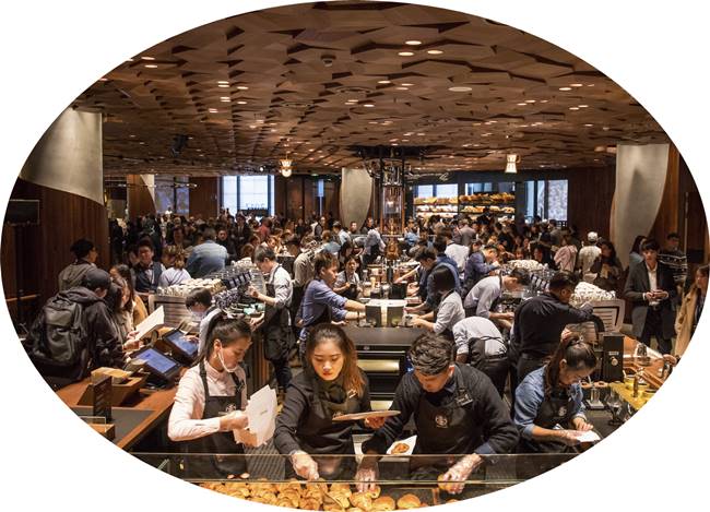 스타벅스 상하이 세계 최대 리저브 로스터리 starbucks-shanghai-roastery Food & Wine Magazine 10 원형