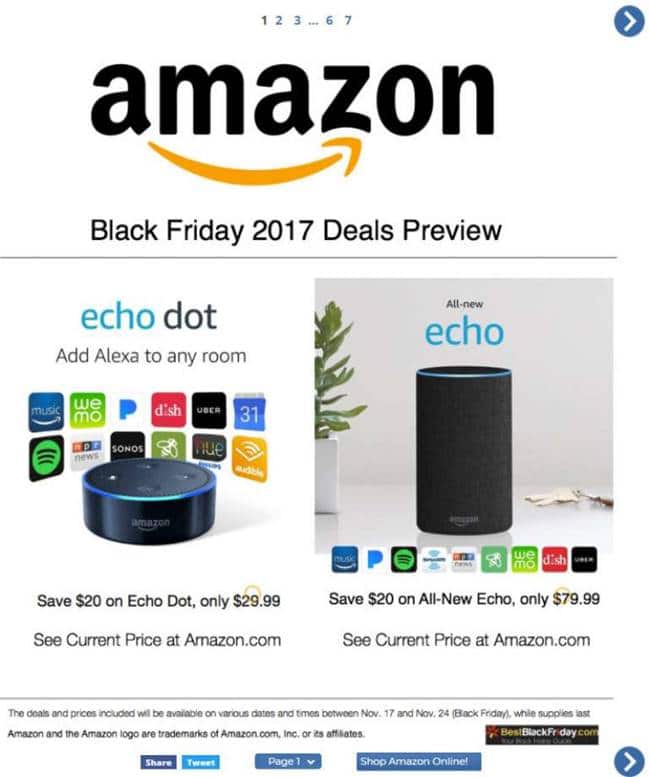 아마존 블랙 프라이데이 광고 Amazon 2017 Black friday deals