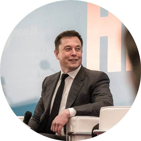 앨런 머스크 웃는 모습 Elon Musk02 원형