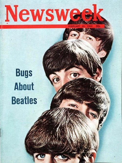 뉴스위크의 유명한 커버들 Newsweek's Iconic Covers 1964년 2월 24일 비틀즈 19640224