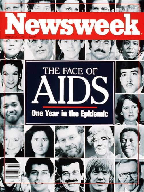 뉴스위크의 유명한 커버들 Newsweek's Iconic Covers 1987년 8월 10일 에이즈 19870810