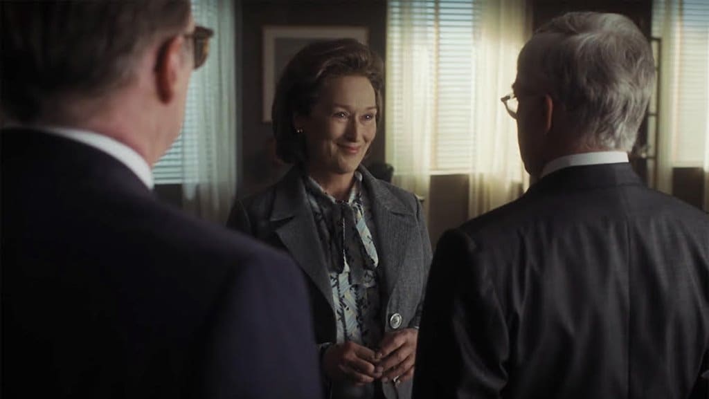 영화 더 포스트(The Post) 보도를 만류하는 이사들에게 보도를 하겠다고 이야기하는 메릴 스트립 Meryl Streep
