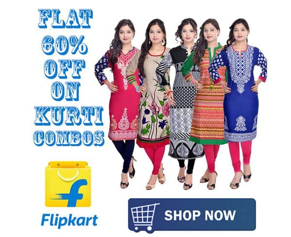 인도 이커머스 업체 플ㄼ카트 India ecommerce Flipkart promotion kurti combo offers at flipkart seller