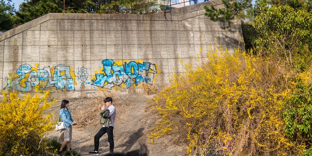 산타페 TM과 함께 벚꽃이 만발하던 어느 봄날의 부산 여행 44 부산여행_미포 청산포 철길 연인-2727