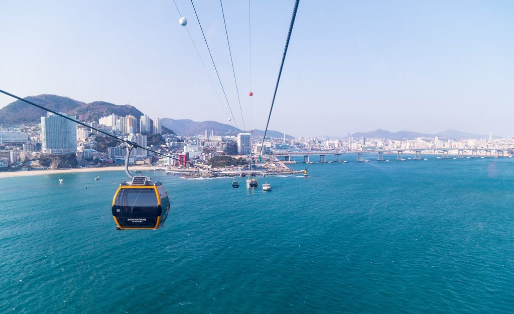 산타페 TM과 함께 벚꽃이 만발하던 어느 봄날의 부산 여행 38 부산여행_송도 케이블카에서 바라본 바다 풍경-2022