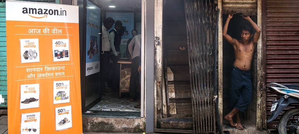 아마존 인디아 허름한 인도 주태과 아마존 인도 지점