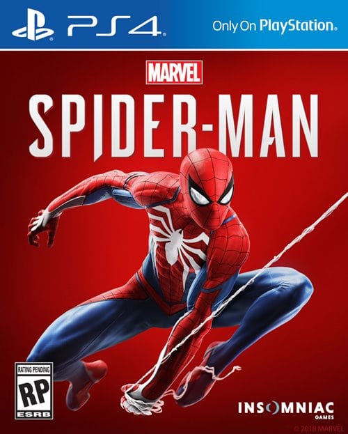 마벨 스파이더맨 비디오 게임 Marvel's Spider Man (video game) box art