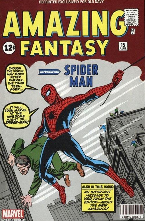 1962년 스파이더맨이 등장한 마블 코믹스 잡지 Spider Man Marvel Comics