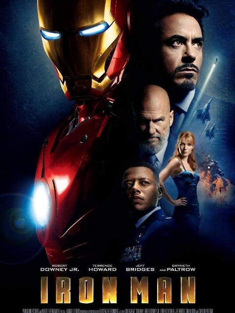 2008년 개봉 마블 아이언맨 영화 포스터 Iron Man Poster Marvel