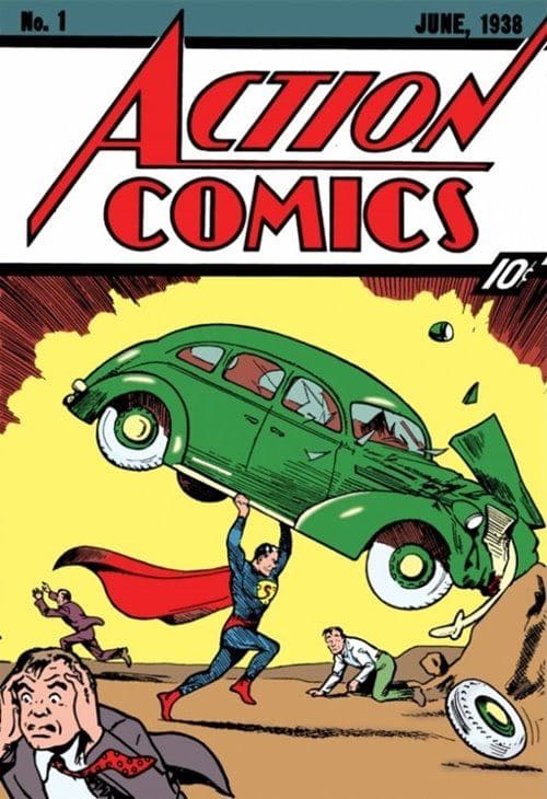 DC 코믹스 발간 액션 코믹스 1권 1938년 6월 DC Comics Action Comics #1