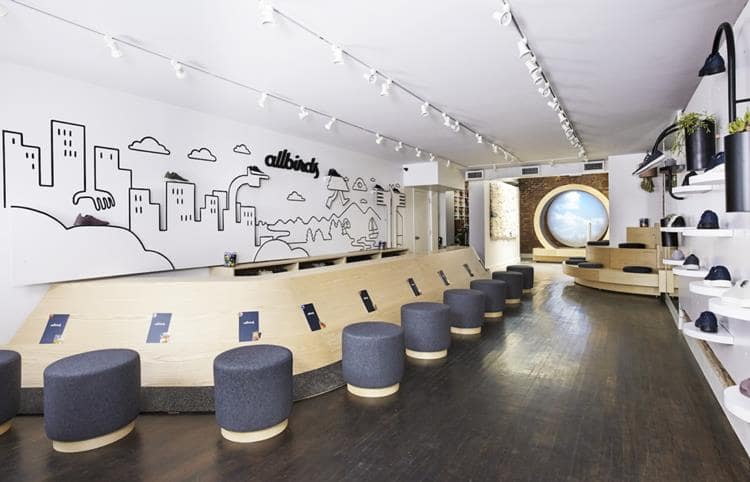 뉴욕 소호거리에 위치한 올버즈 컨셉 스토어 내부 02 allbirds New York store interior