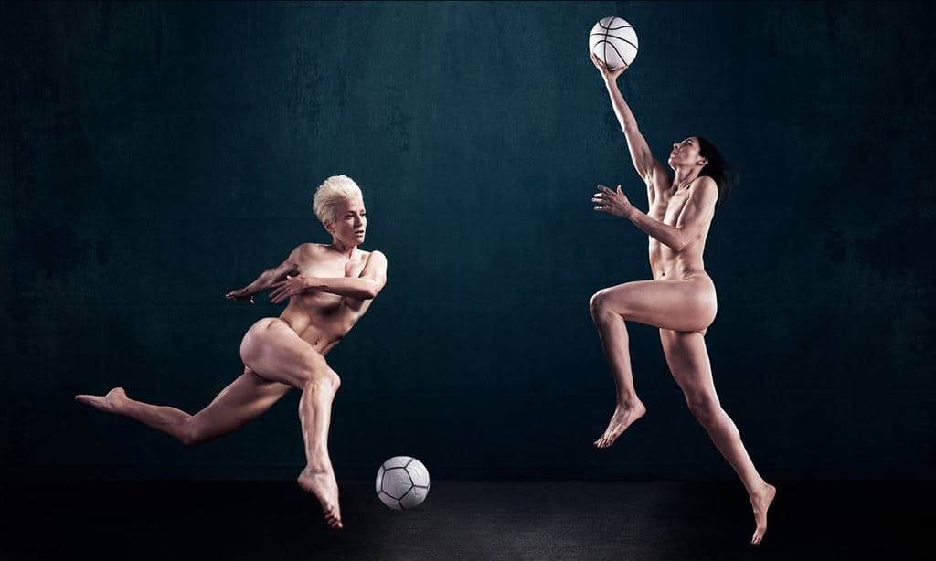 디즈니 ESPN 바디 이슈 ESPN Body Issue 2018 수 버드(Sue Bird)와 메건 라피노(Megan Rapinoe)_002