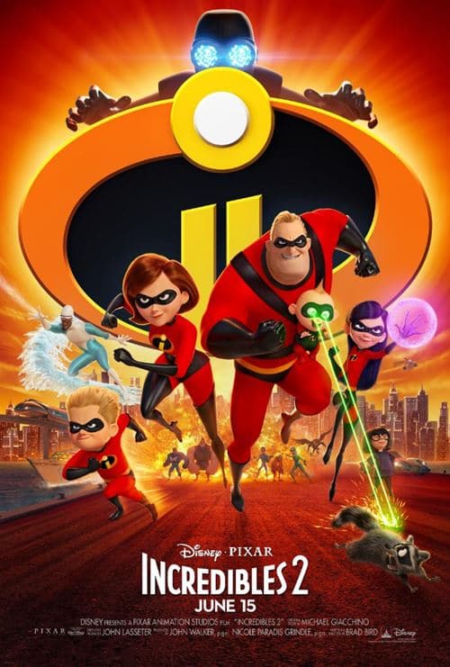디즈니 픽사 인크레디블 2 포스터 incredibles 2