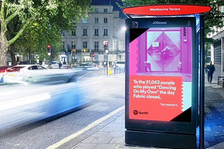 스포티파이 광고 캠페인 THANKS 2016, IT'S BEEN WEIRD 12 Dancing On My Own