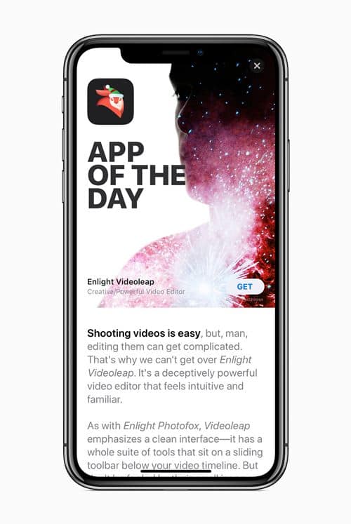 아이폰 X 앱 오브 더 데이 iPhone X app of day 20180104