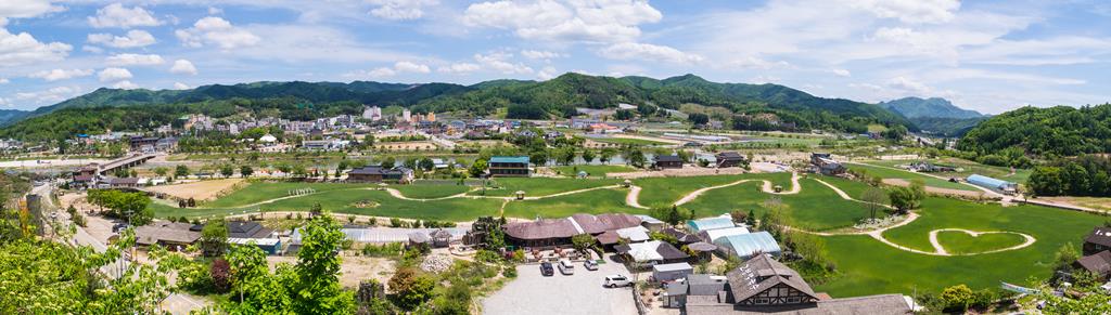 이효석문학관_이효석문학관 전망대에서 바라본 풍경-2