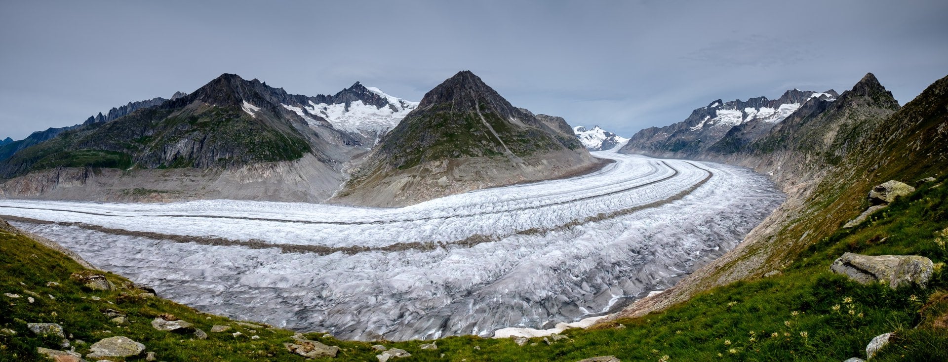 스위스 베트머호른(Bettmerhorn)에서 보는 그로스 알래치(Grosser Aletsch) 빙하, Betten), Image - til-jentzsch-