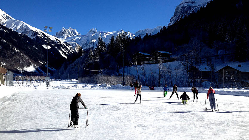 스위스 티틀리스 아이스 스케이팅