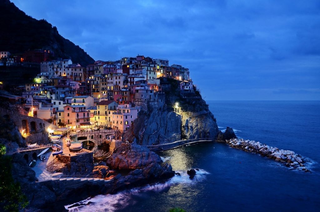 이탈리아 여행, 친쿼테레 마나롤라(Manarola) 야경 cinque terre, Image - Babelphotography