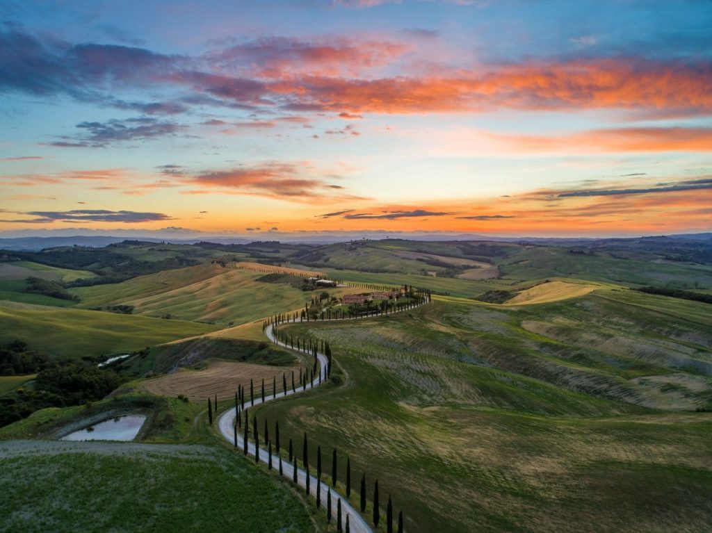 이탈리아 투스카니 발도르시아 산퀴리코 도르시아,Val d'Orcia, San Quirico d'Orcia, Italy, Image - luca-micheli
