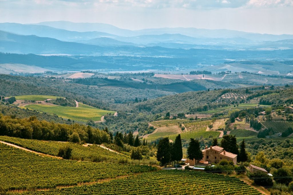 이탈리아 투스카니 비아 키안티지아나, Via Chiantigiana, Castellina In Chianti, Image - rowan-heuvel
