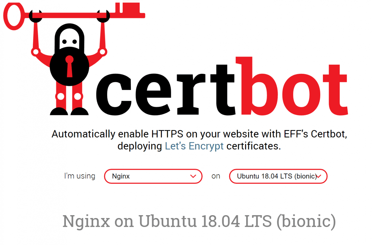 Let’s Encrypt Certbot 업그레이드 가이드 사이트