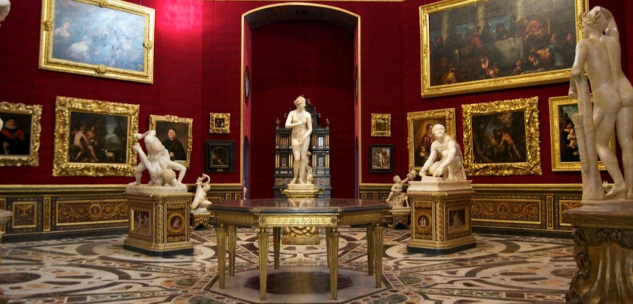 우피치 미술관의 트리뷰나(Tribuna of the Uffizi) 전경, Image by Uffizi Gallery