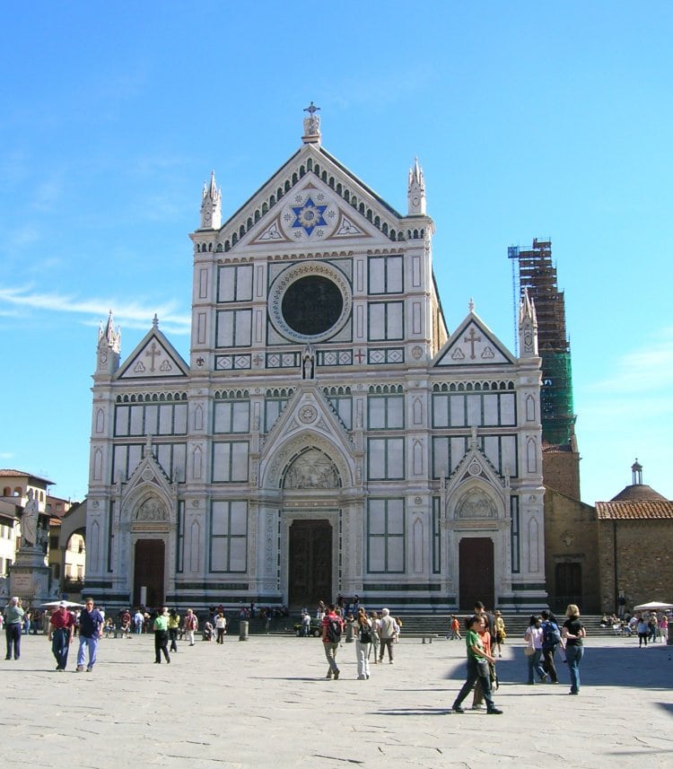 이탈리아 여행, 피렌체, 산타 크로체 성당(Basilica of Santa Croce in Florence) 정면 이미지, CC BY-ND Violator1